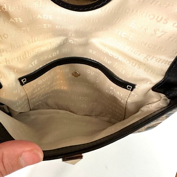 KATE SPADE | Leopard Cheetah Animal Print Crossbody | Gold Black | L141 - Picture 9 of 16